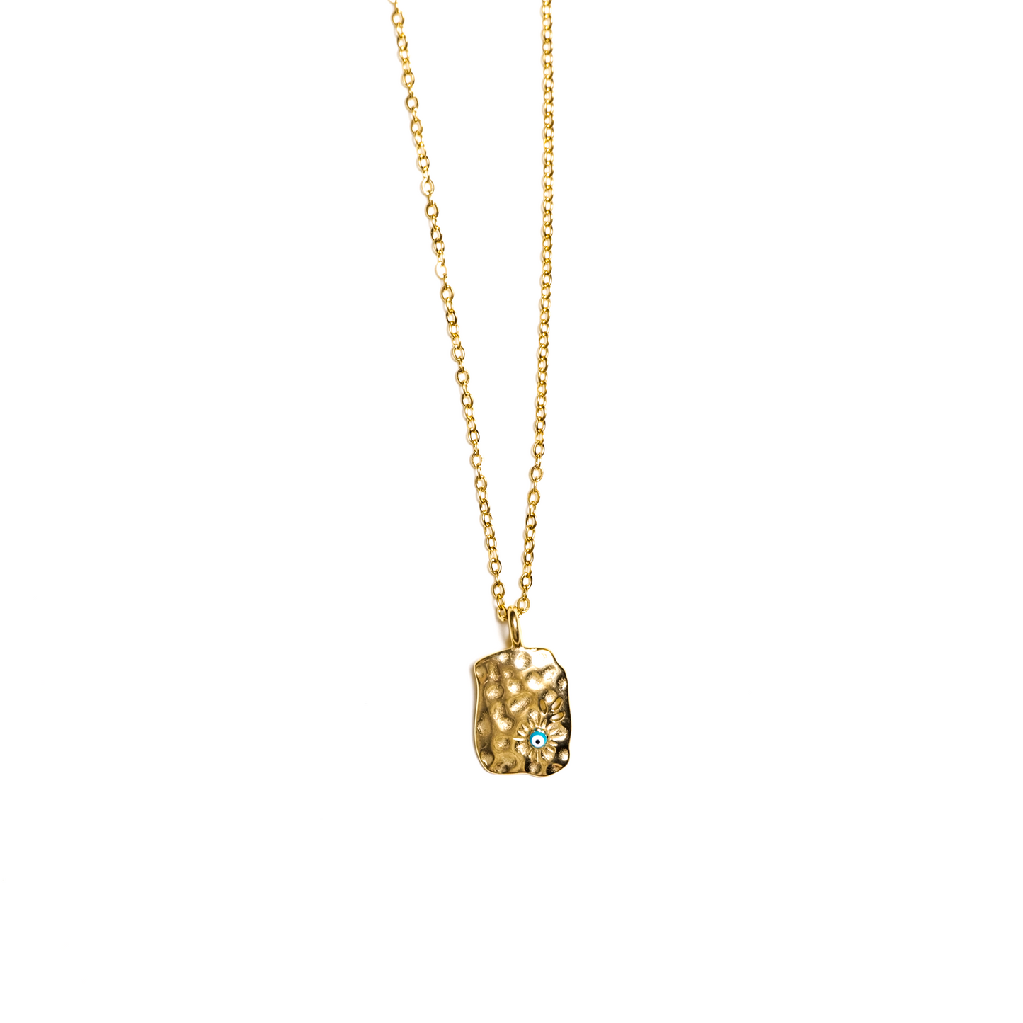 Gold Evil Eye Protection Necklace