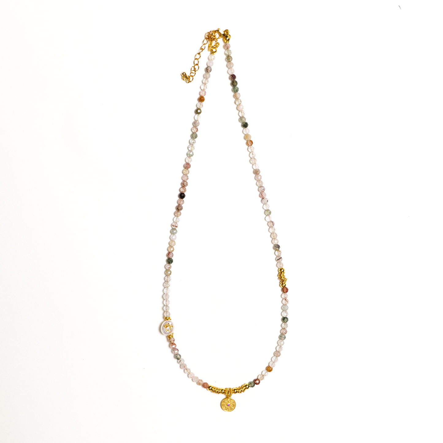 Buddha Stones Tibetan Crystal Protection Necklace