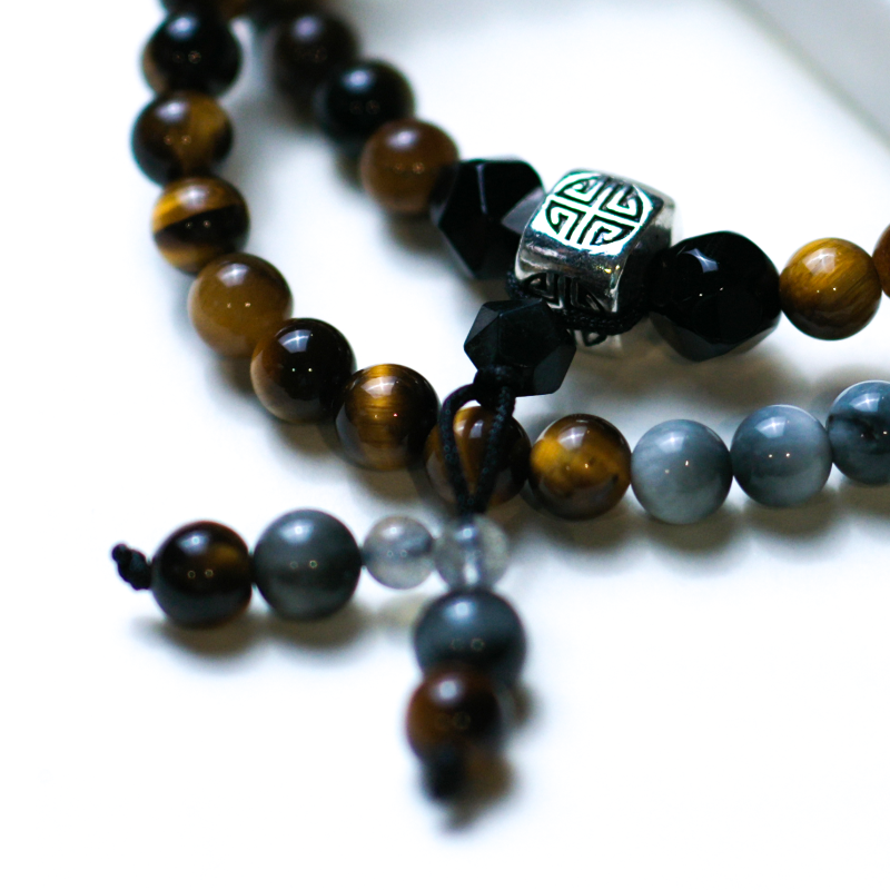 Buddha Stones Gold Tiger Eye Bracelet - Power & Prosperity