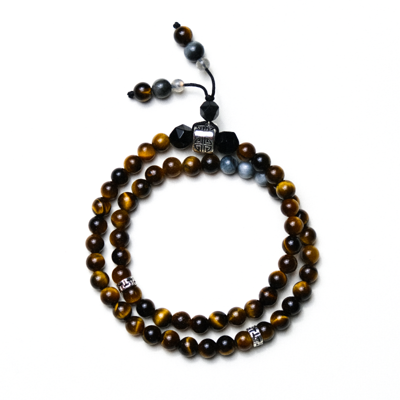 Buddha Stones Gold Tiger Eye Bracelet - Power & Prosperity