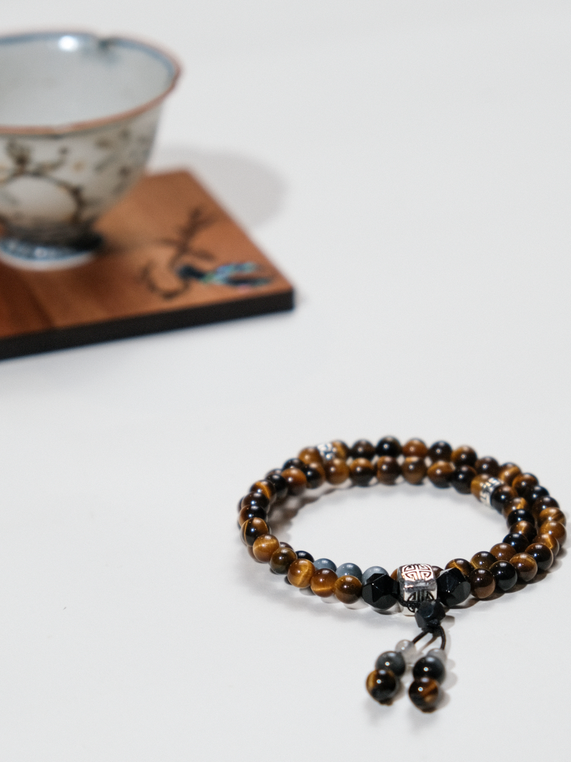 Buddha Stones Gold Tiger Eye Bracelet - Power & Prosperity