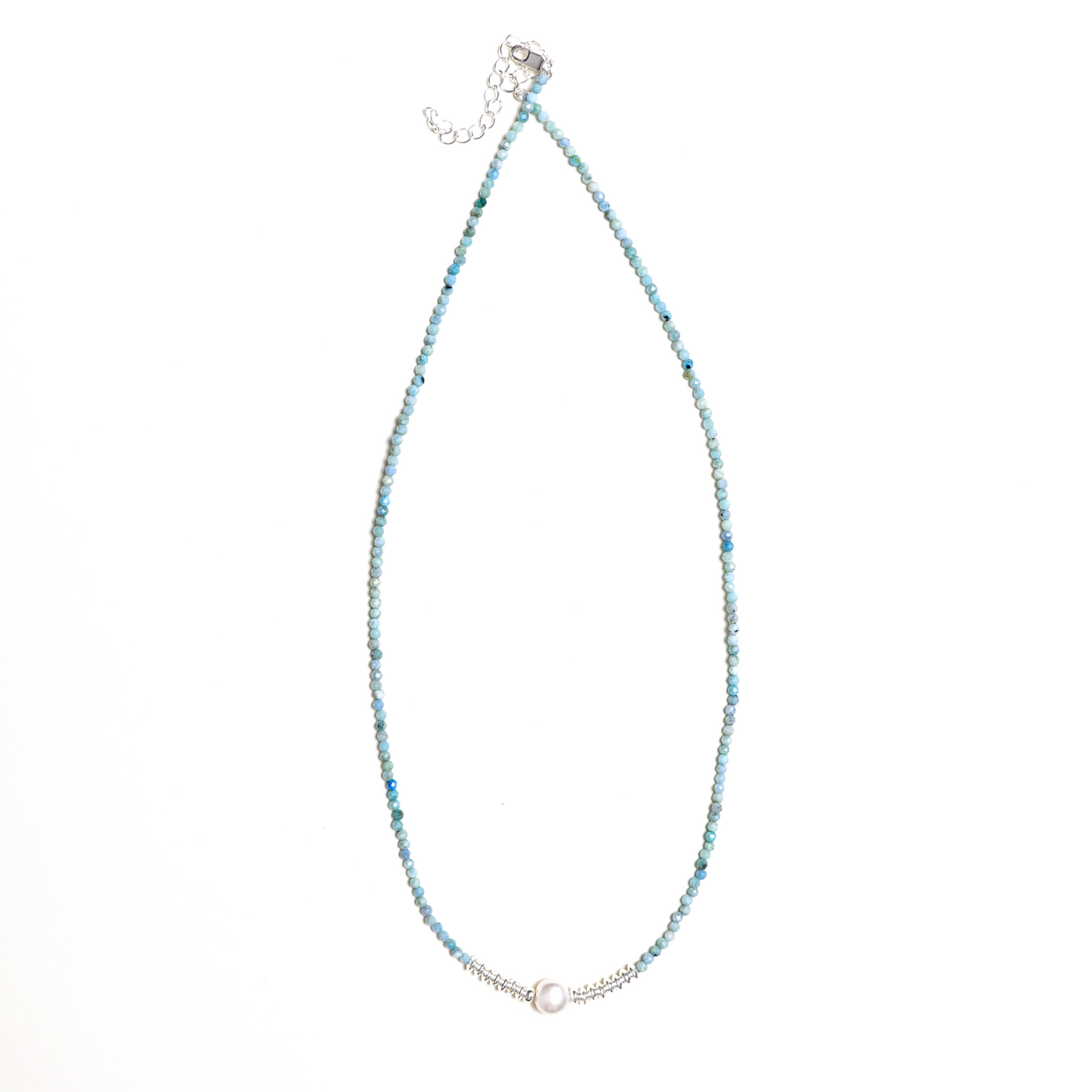 Turquoise Pearl Elegance Necklace