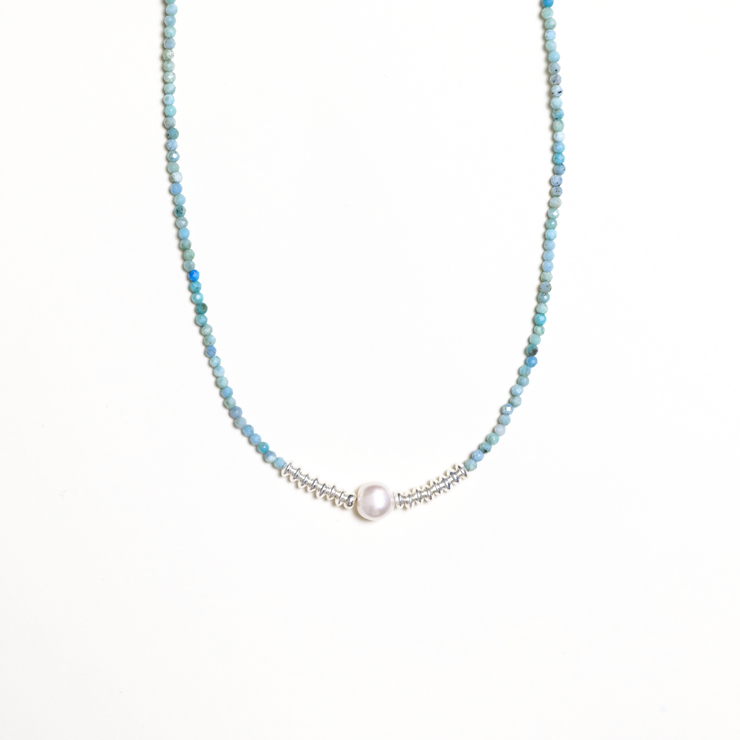 Turquoise Pearl Elegance Necklace