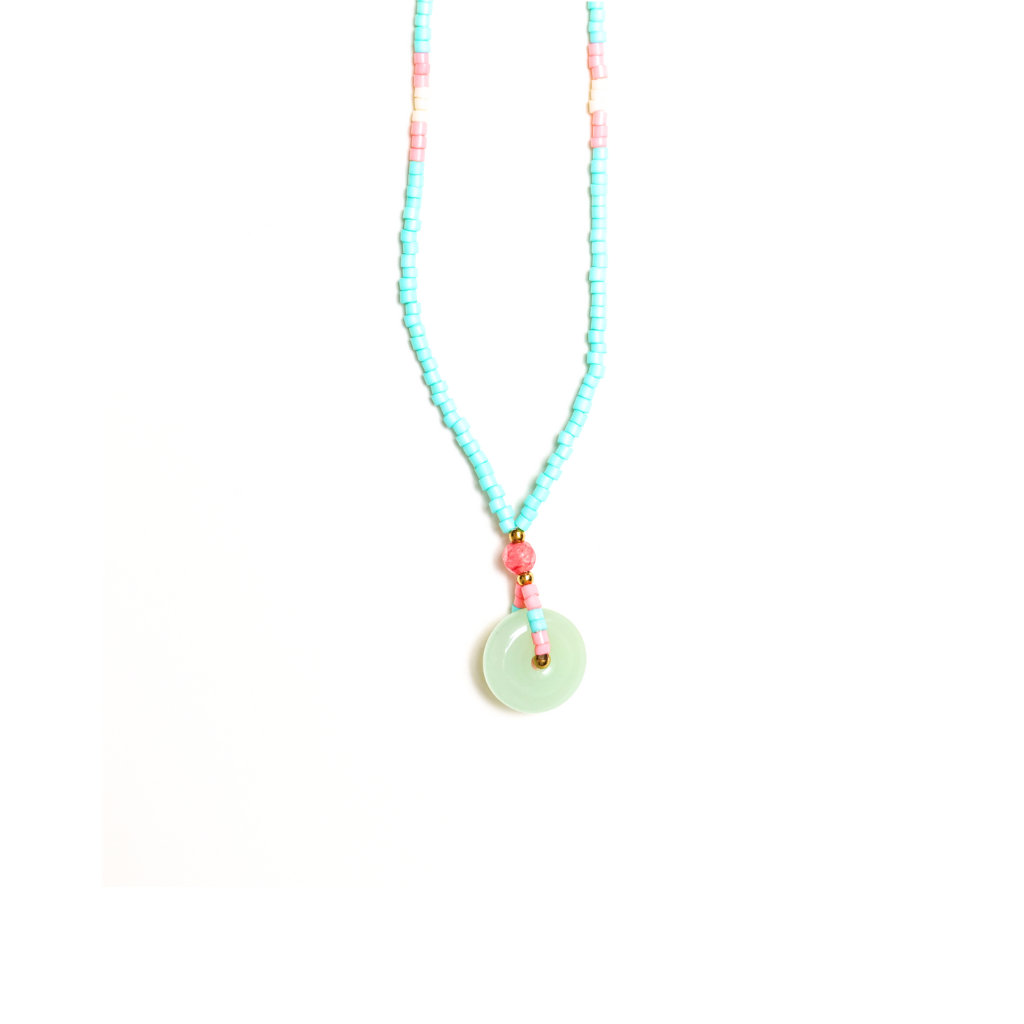 Turquoise and Jade Harmony Necklace