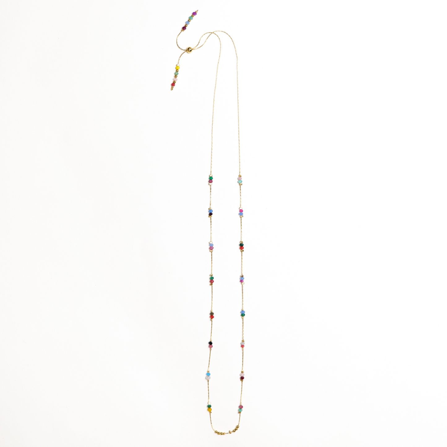 Tourmaline Karma Necklace for Balance and Charm